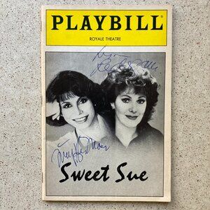 Mary Tyler Moore Lynn Redgrave & John K. Linton Signed Playbill Sweet Sue 1987